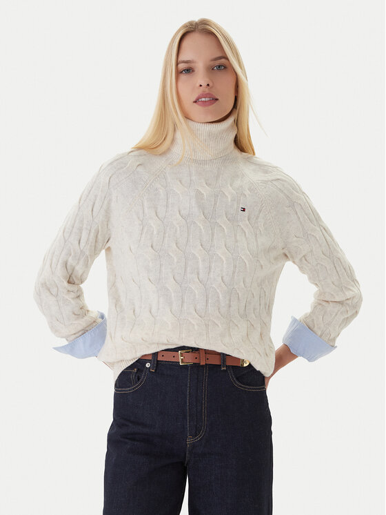 Tommy Hilfiger Tommy Hilfiger Ζιβάγκο WW0WW46791 Μπεζ Regular Fit