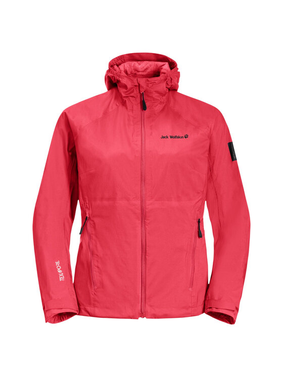 Jack Wolfskin Jack Wolfskin Kurtka przejściowa Jack Wolfskin Tasman 2l Jkt W Czerwony Regular Fit