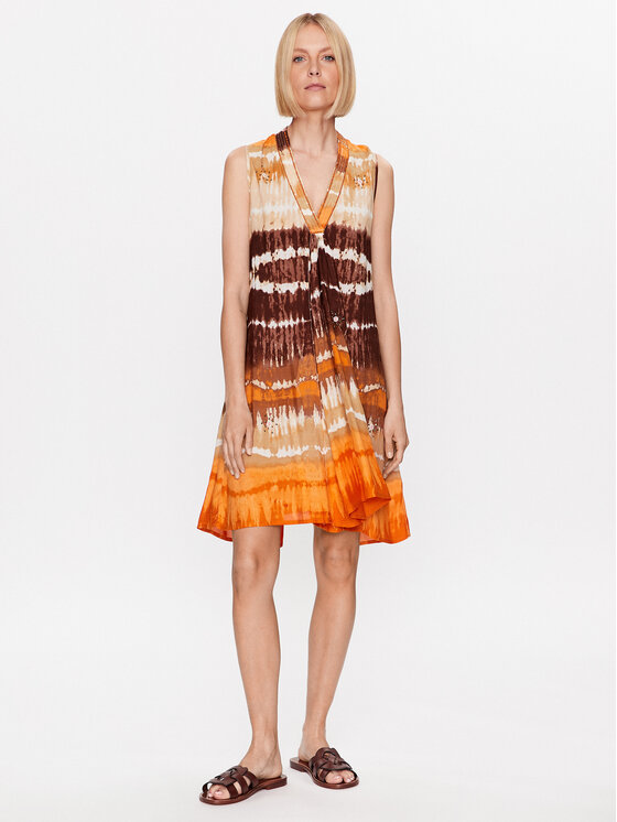 Vestito da spiaggia IC23 096 Marrone Regular Fit