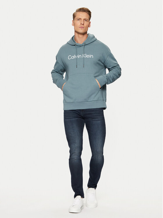 Calvin Klein Calvin Klein Jopa Hero Logo Comfort Hoodie K10K111345 Modra Regular Fit