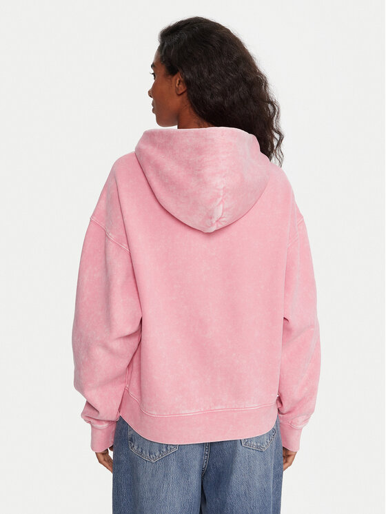 Tommy Jeans Tommy Jeans Mikina DW0DW21609 Růžová Boxy Fit