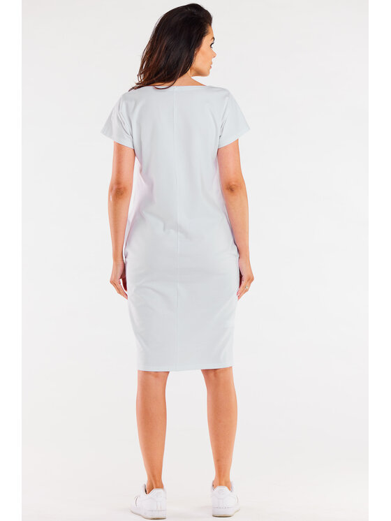 Infinite You Infinite You Sukienka letnia M301 Biały Basic Fit