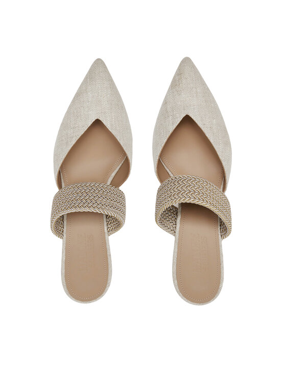 MALONE SOULIERS MALONE SOULIERS Klapki Maisie 45-154 Beżowy