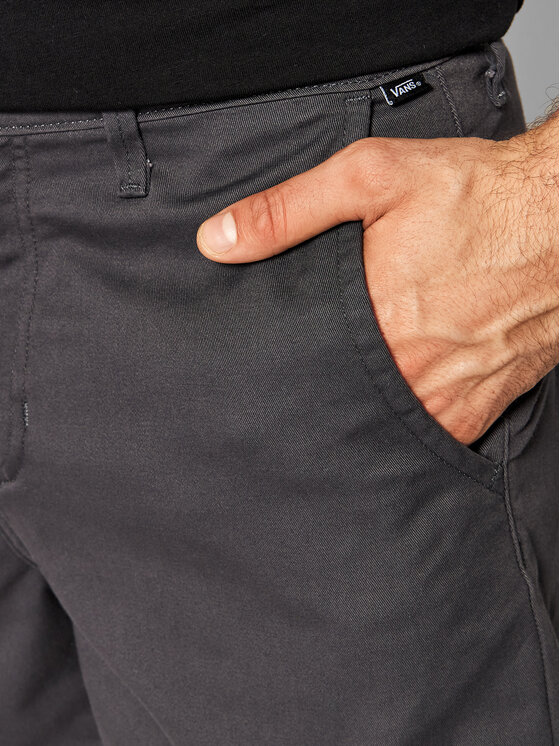 Vans Vans Bavlnené šortky Authentic Chino VN0A5FJX Sivá Relaxed Fit