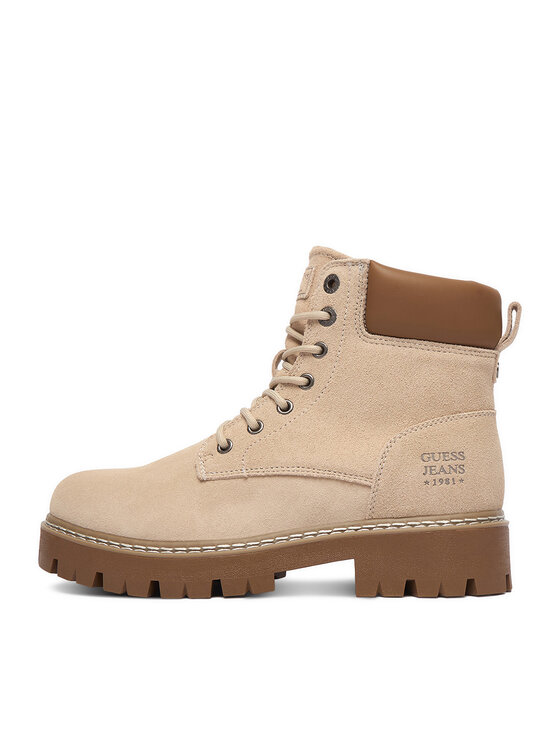 Guess Jeans Guess Jeans Schnürschuhe EO-V12-1303 Beige