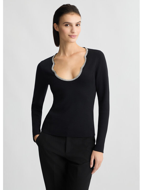 Liu Jo Maglione WA5041 Nero Regular Fit