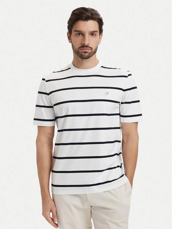 BOSS Tricou C-Taut 01 50555844 Crem Regular Fit