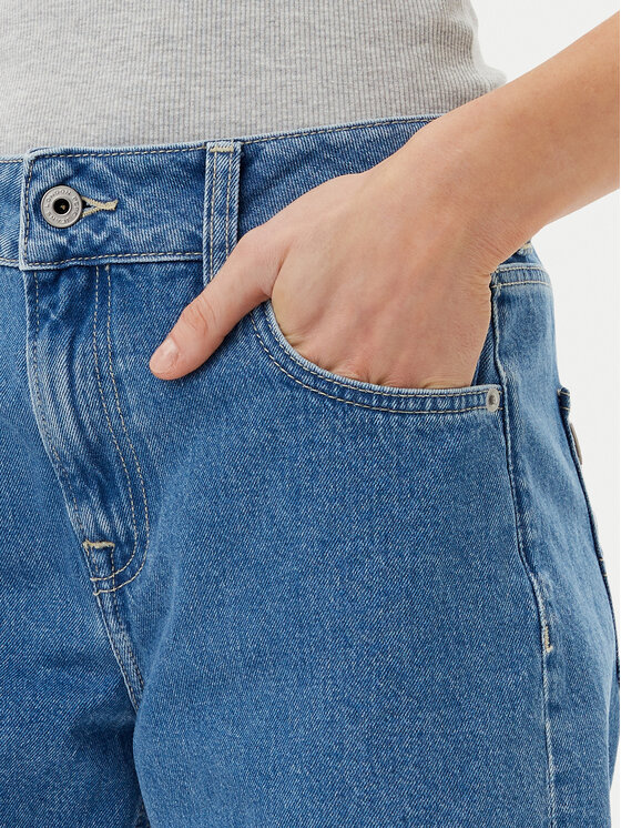 Pepe Jeans Pepe Jeans Džínsové šortky PL801189 Modrá Regular Fit