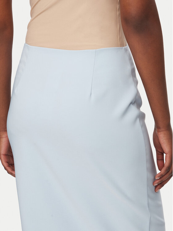 Rinascimento Rinascimento Pouzdrová sukně CFC0127985003 Světle modrá Slim Fit