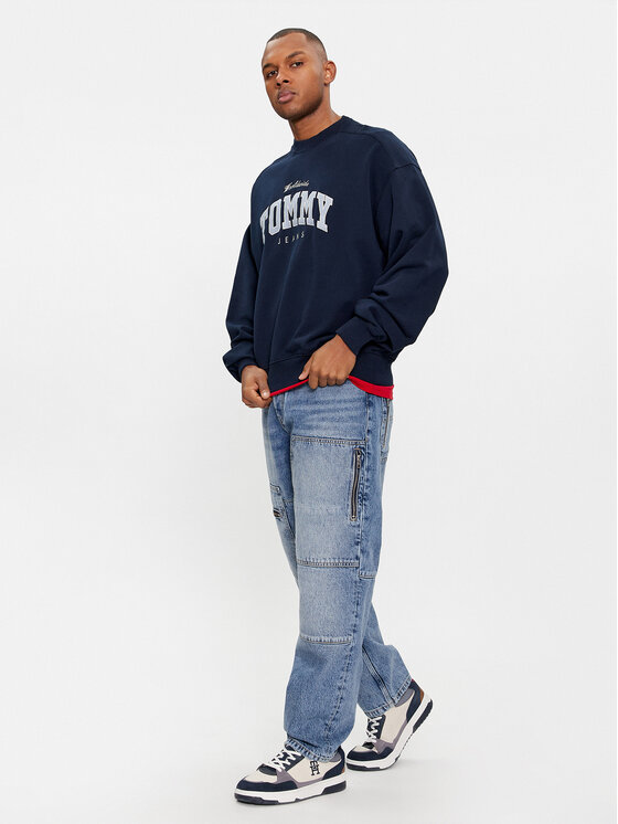 Tommy Jeans Tommy Jeans Jeansy Aiden Baggy Tapered Cargo Ah7032 DM0DM18083 Niebieski Regular Fit
