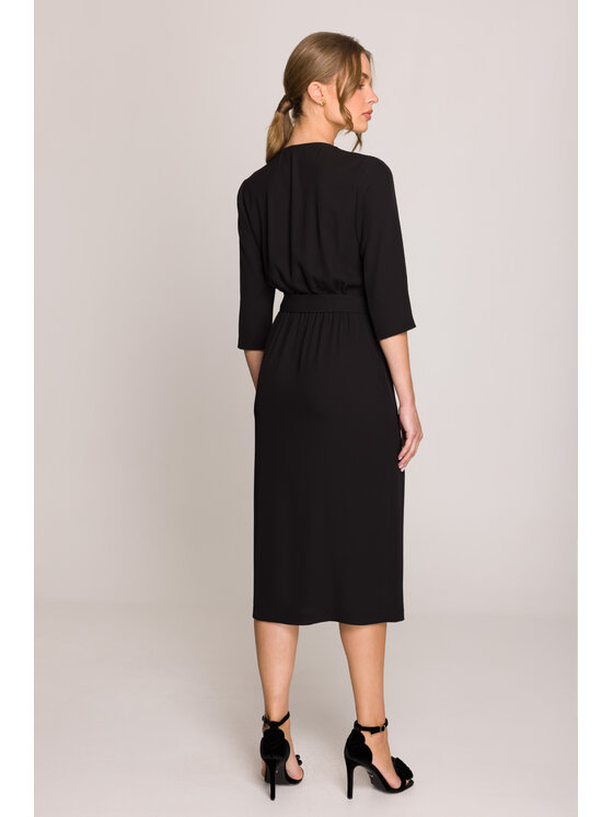 Stylove Stylove Sukienka wieczorowa S396 Czarny Premium Fit