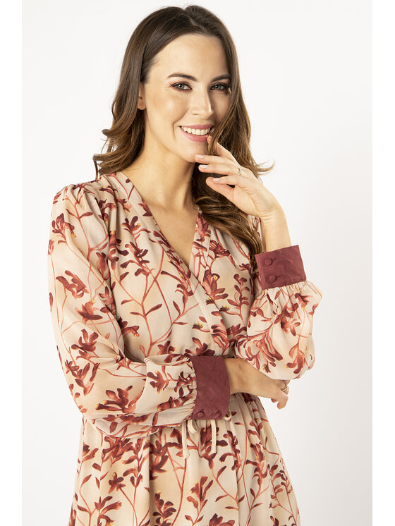 QUIOSQUE QUIOSQUE Každodenné šaty WINFLOW DRESS Ružová Regular Fit