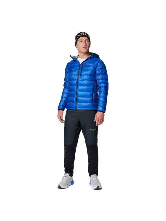 Columbia Columbia Kurtka przejściowa Arctic Crest Down Hooded Jacket Niebieski Regular Fit