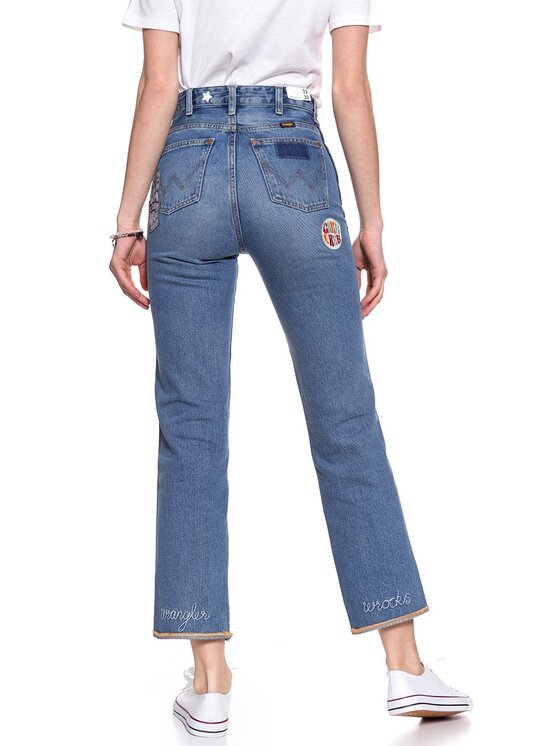 Wrangler Wrangler Jeans RETRO STRAIGHT Blu Straight Fit