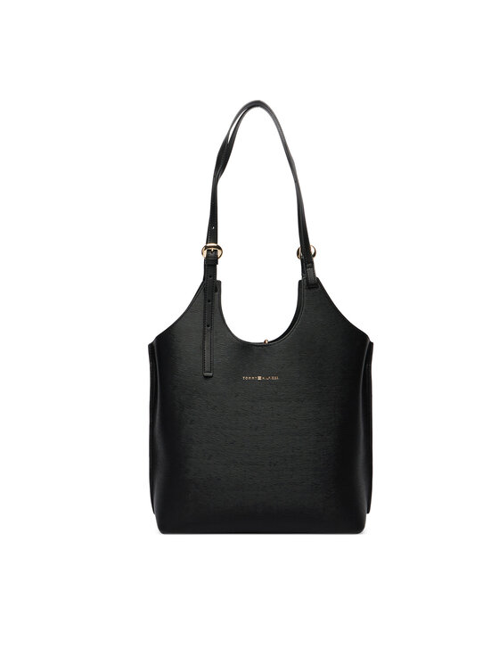 Tommy Hilfiger Tommy Hilfiger Handtasche Th Modern Tote AW0AW18618 Schwarz