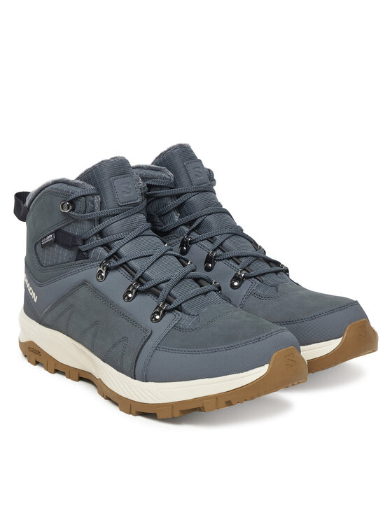 Salomon Salomon Trekking čevlji Outchill Thinsulate™ Climasalomon™ Waterproof L47853900 Siva