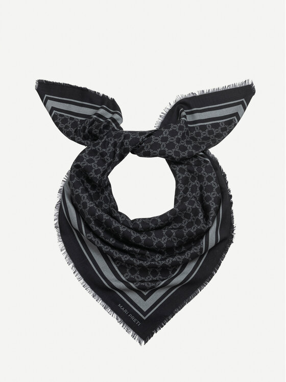 MARI PRETI MARI PRETI Foulard MONOGRAM M Bordeaux