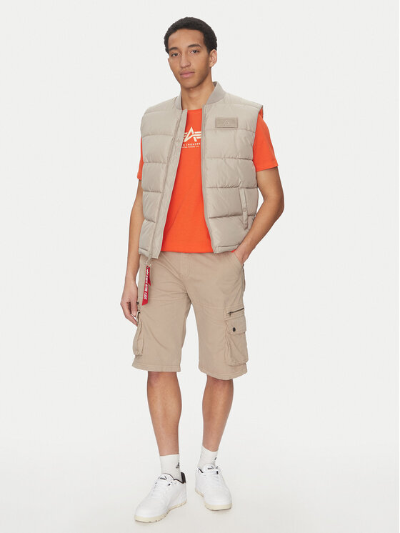 Alpha Industries Alpha Industries Елек 118109 Бежов Regular Fit