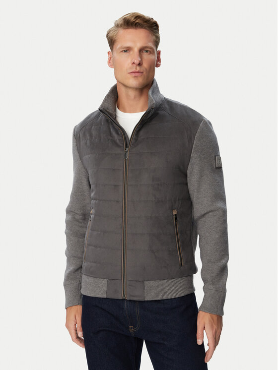 Milestone Milestone Bunda pro přechodné období MSStanley 630372 60920 Tmavě šedá Regular Fit