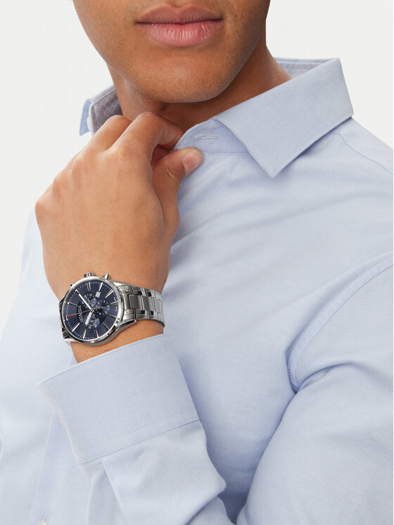 Roamer Roamer Käekell Superior Chrono 508837 41 45 50 Hõbedane