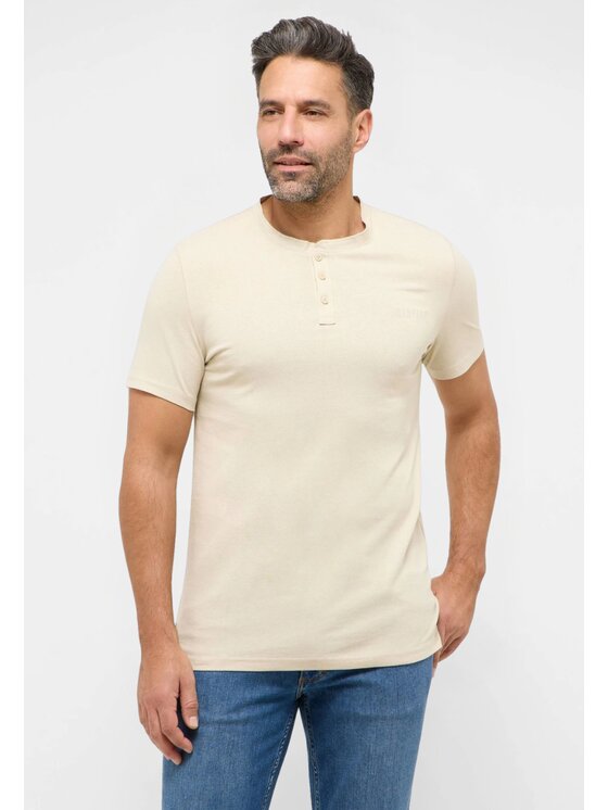 Mustang Mustang T-shirt Style Austin Beige Regular Fit