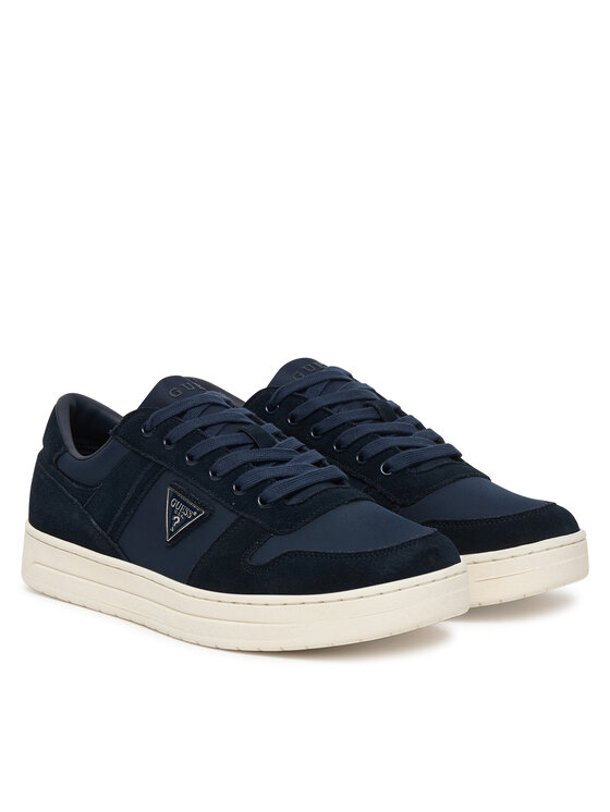 Guess Guess Sneakersy FMJUDD LEA12 Tmavomodrá