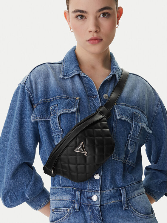 Guess Guess Сумка на пояс﻿ J6RZ21 WGT10 Чорний