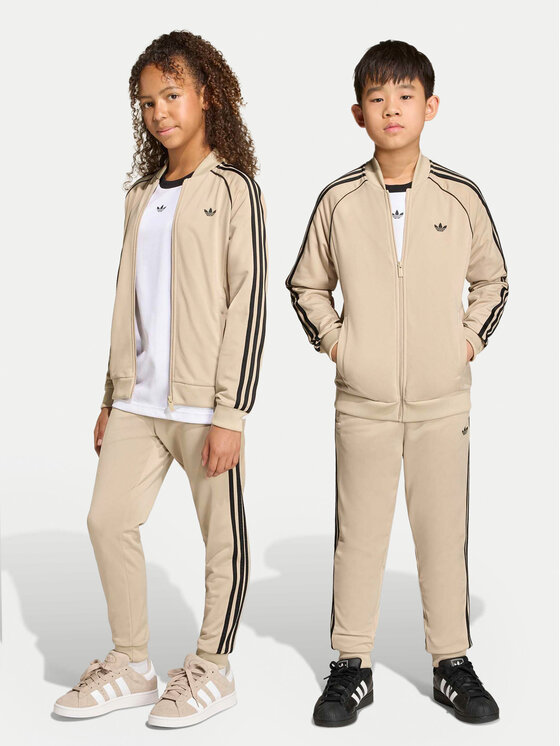 adidas adidas Долнище анцуг adicolor SST KE2864 Бежов Regular Fit