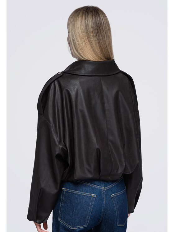Ombre Ombre Kurtka przejściowa OW-JT-E0004 Brązowy Relaxed Fit