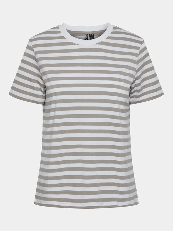 Pieces Pieces T-särk Ria 17146339 Beež Regular Fit