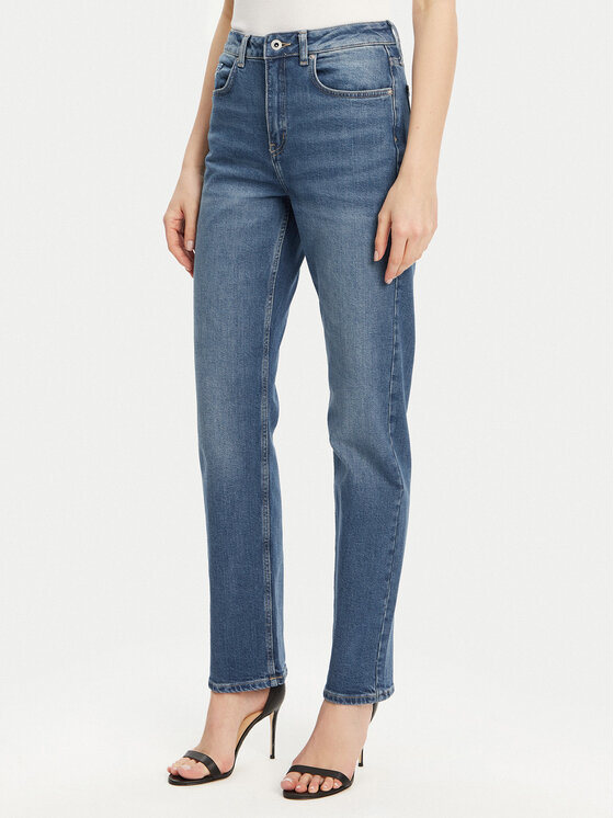 Karl Lagerfeld Jeans Karl Lagerfeld Jeans Blugi A1W10028 Albastru Straight Fit