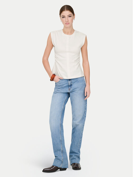 ONLY ONLY T-särk Marie 15372452 Valge Regular Fit