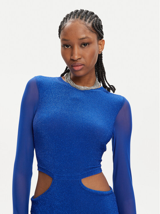 Noisy May Noisy May Rochie cocktail Louise 27022716 Albastru Slim Fit