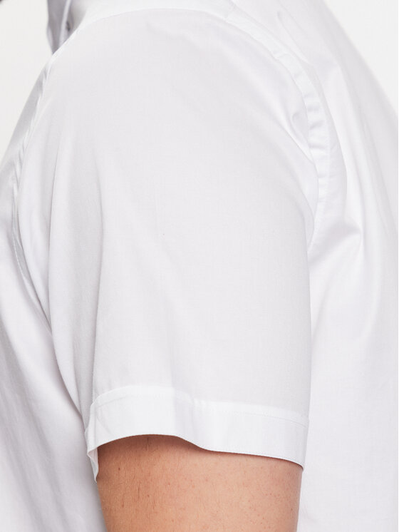 Bugatti Bugatti Πουκάμισο 9850 38520 Λευκό Regular Fit