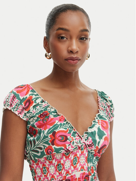 Iconique Iconique Sommerkleid Shirley IC26-096 Bunt Regular Fit