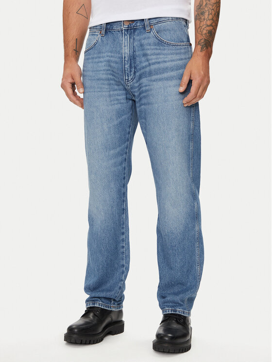 Wrangler Wrangler Blugi Frontier 112358056 Albastru Relaxed Fit