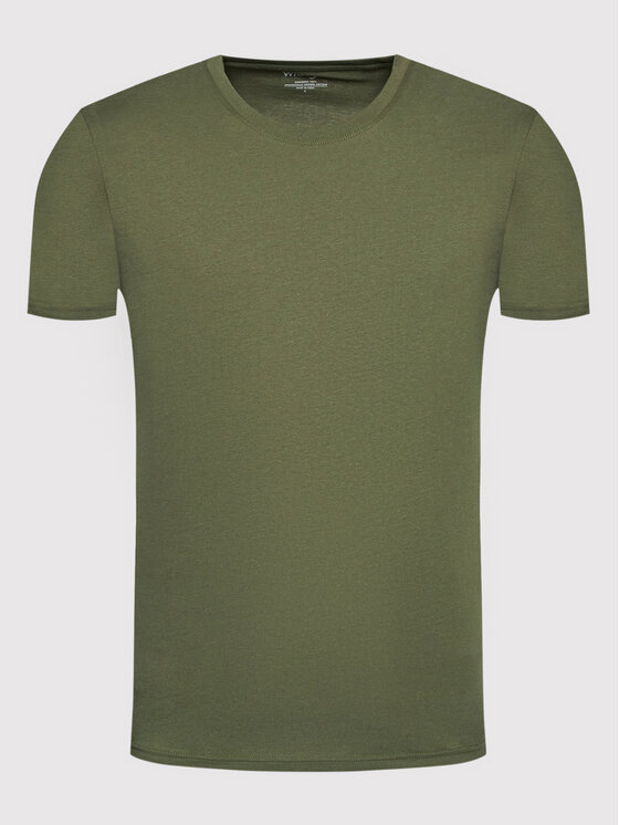 Wrangler Wrangler Komplet t-shirtów Crew Neck W7BADHX45 112146280 Kolorowy Regular Fit