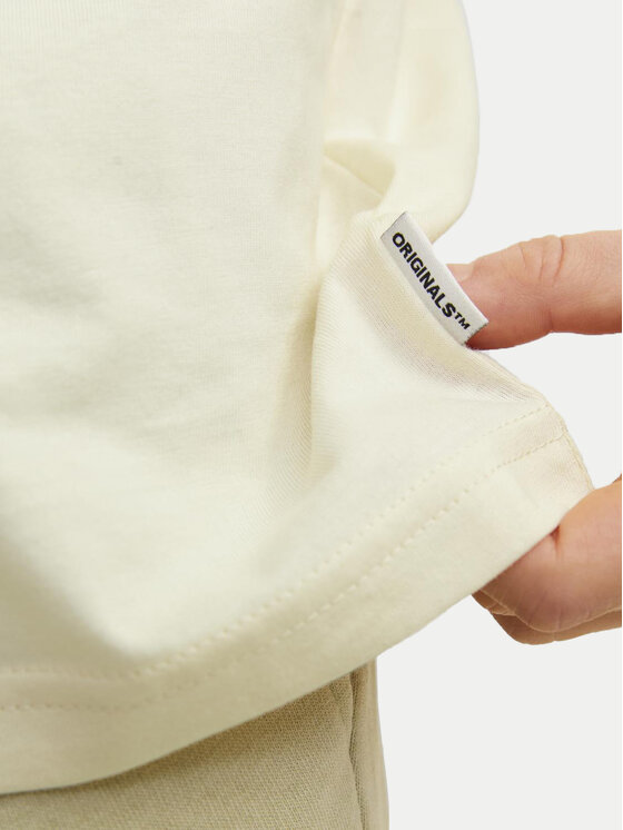 Jack&Jones Junior Jack&Jones Junior Marškinėliai Jormarbella 12257641 Écru Loose Fit