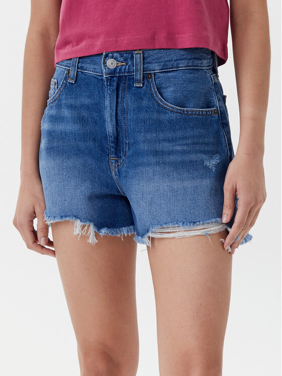 Tommy Jeans Tommy Jeans Kratke traperice DW0DW20096 Plava Regular Fit