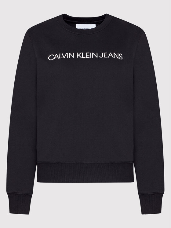 Calvin Klein Jeans Calvin Klein Jeans Mikina J20J209761 Čierna Regular Fit