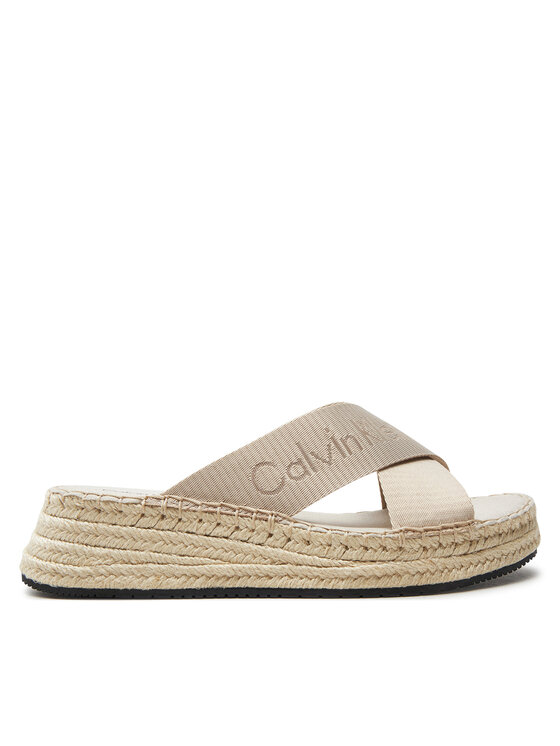 Calvin Klein Jeans Espadrilky Sporty Wedge Rope Sandal Mr YW0YW01364 ...