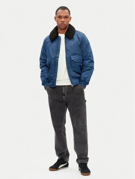 Pepe Jeans Pepe Jeans Μπόμπερ μπουφάν Melvin PM403060 Μπλε Regular Fit