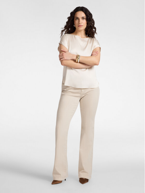 Elena Mirò Elena Mirò Blusa 2086P100217N002 Crema Regular Fit