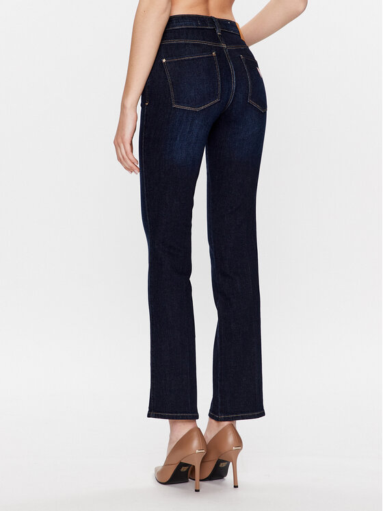 Guess Guess Džinsi W3YA15 D4U54 Tumši zils Regular Fit