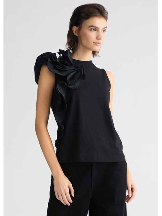 Liu Jo Liu Jo T-shirt CA5005J630822222 Nero Regular Fit