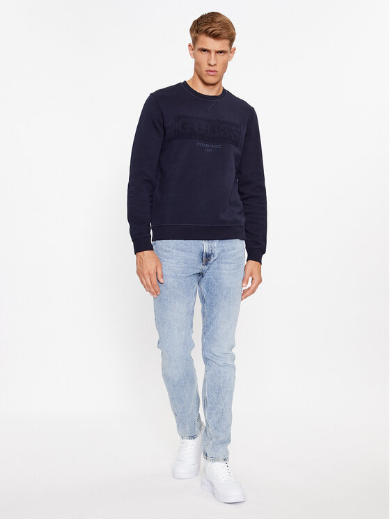 Guess Guess Sweatshirt M3BQ08 K9Z21 Blau Regular Fit