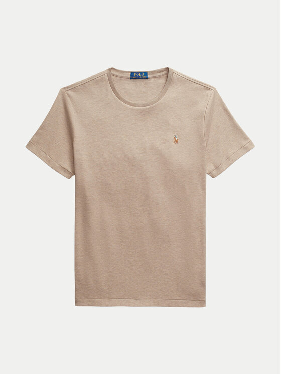 Polo Ralph Lauren Polo Ralph Lauren Marškinėliai 710740727089 Smėlio Custom Slim Fit