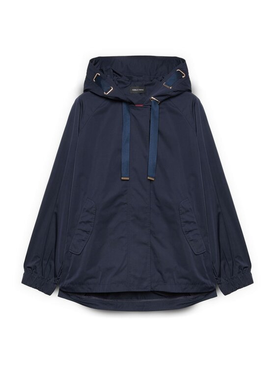 Fiorella Rubino Fiorella Rubino Cappotto invernale F063T001502N034 Blu A-Line Fit