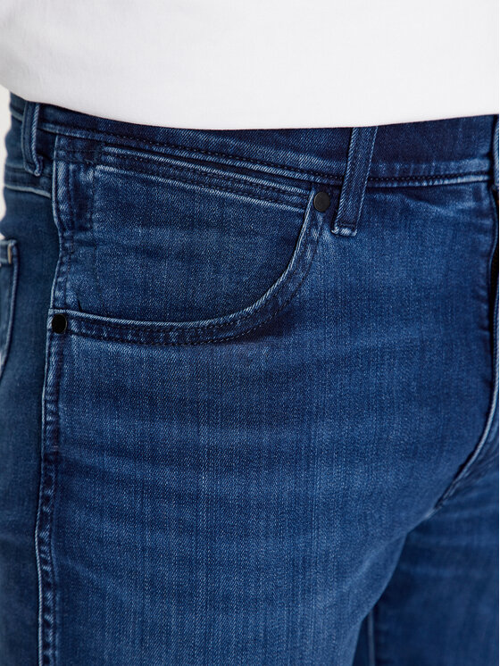 Wrangler Wrangler Jeansy Larston 112341425 Niebieski Slim Fit