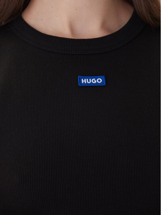 HUGO Hugo Tričko Baby 50510749 Čierna Slim Fit